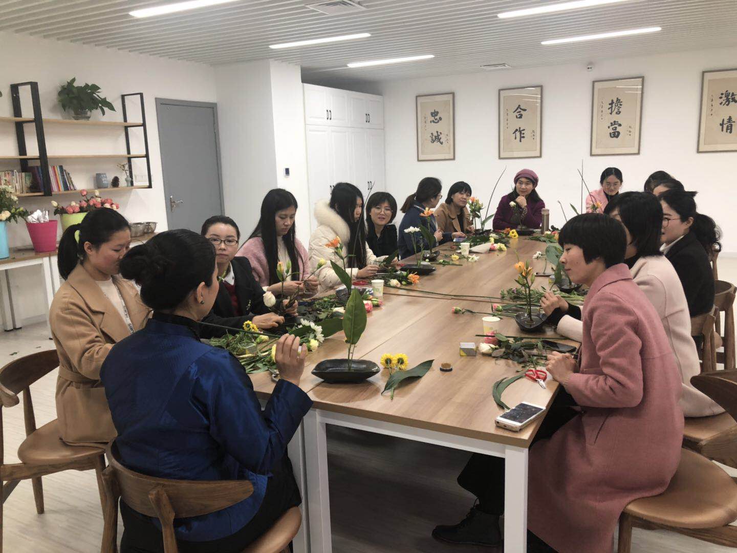  三八節(jié)插花活動(dòng)